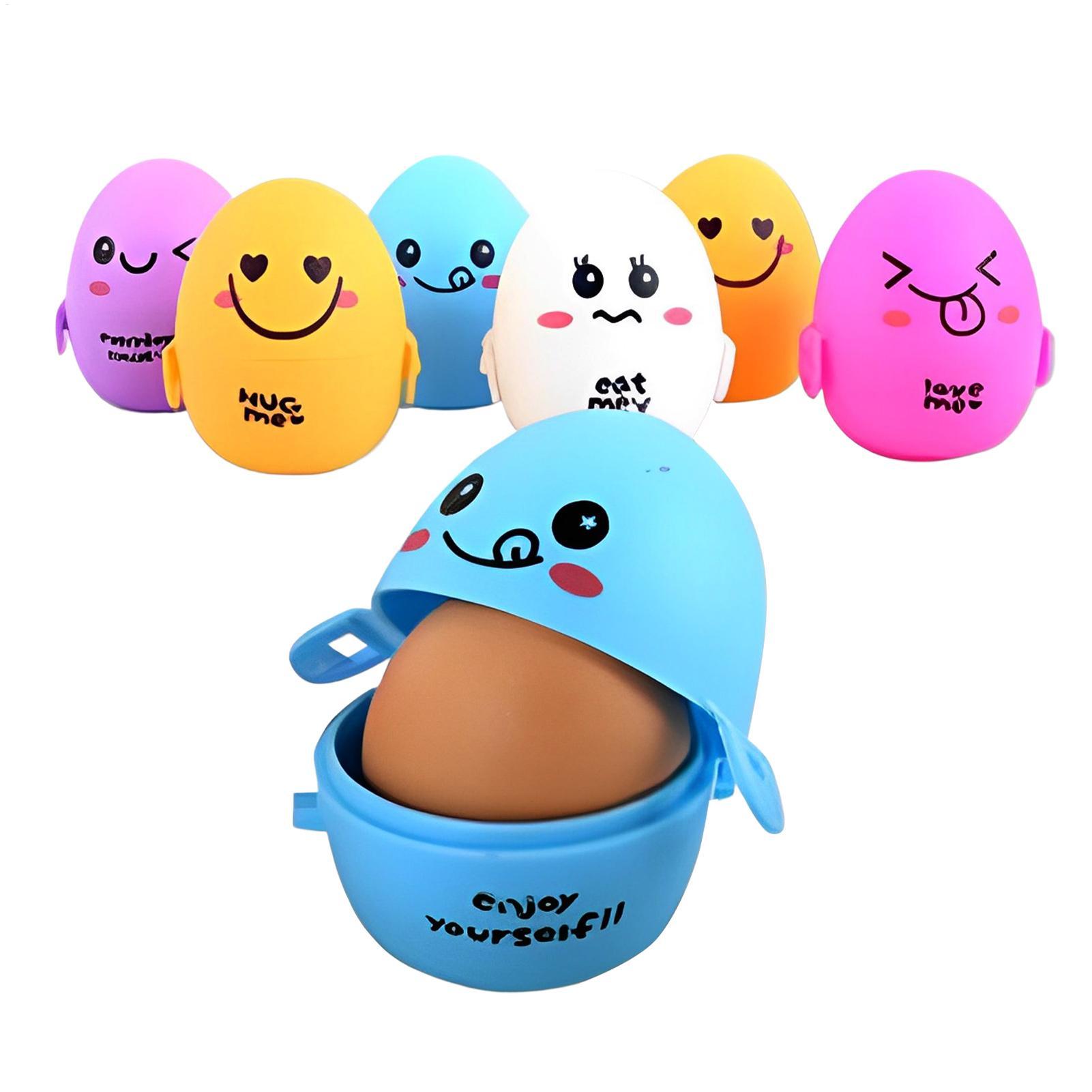 Kitchen Appliances Wholesale - Camping Egg Holder Cartoon Eggs Storage
